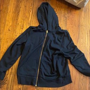 Black Zip Up Hoodie